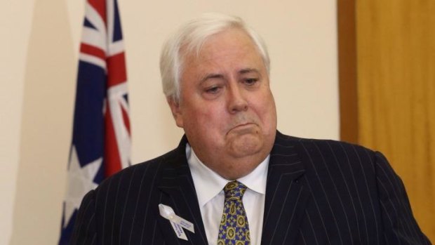 Man on a mission: Clive Palmer wants to seize the balance of power in Victoria.