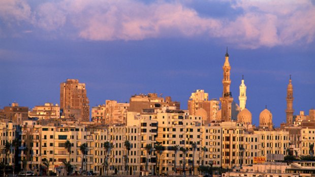 A nice little place ... once 16 small villages, Alexandria is now home to 6 million people.