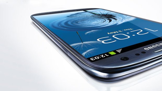 Samsung Galaxy S III smartphone.
