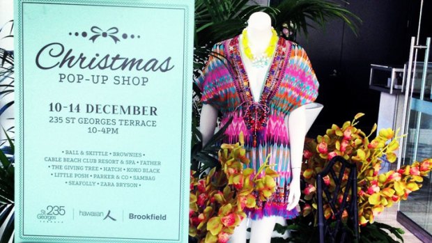 The Christmas Pop-Up Shop at 235 St Georges Terrace