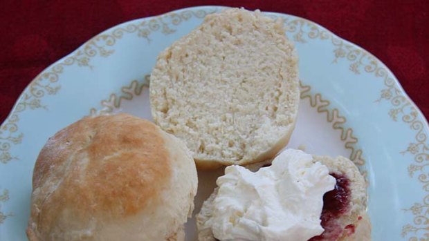 The simple things in life ... Scones, jam and cream.