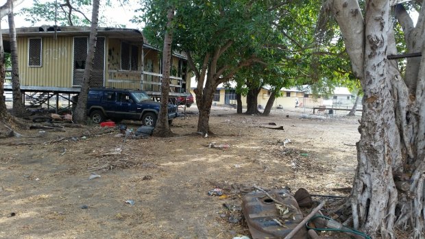 The township of Angurugu, where the brawl occurred on Friday. 