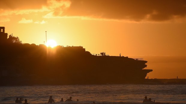 The sun rising over Bondi on New Year's Day - is about to make a comeback.