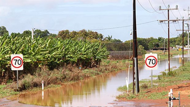 Banana farmers had more bad luck to contend with early this morning. Picture: Shire of Carnarvon.