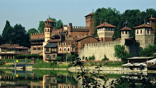 Turin's recreated mediaeval historical centre.