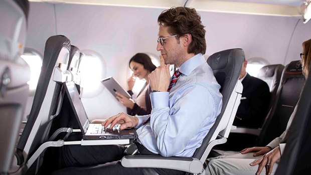 Get the majority of your important work done early in the flight, while your energy and alertness are still high.