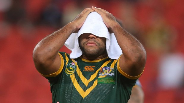 Hard to watch: Sam Thaiday and Kangaroos have a lot of hard work ahead of them following Sunday's loss to New Zealand.