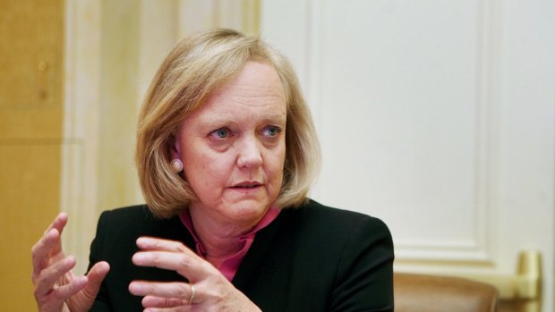 Hewlett-Packard chief executive Meg Whitman is reportedly moving to split the company.
