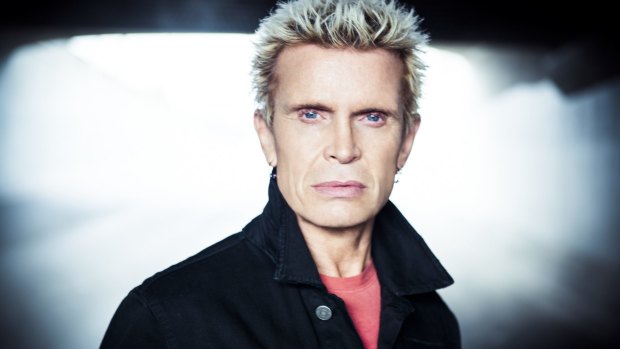 Big plans: Billy Idol, who is touring Australia next month, plans to bring his autobiography to the stage. 