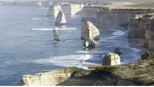Artists Impression of Proposed Beam Lookout at Twelve Apostles in Victoria