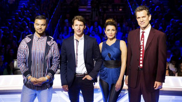  Isaak and his co-judges on The X Factor. "I'm protective and I'm into it," says Isaak. 