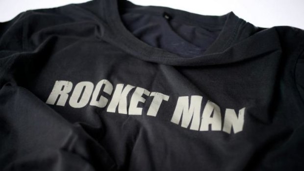 A Rocket Man T-Shirt represents one man's sense of freedom in Live With It.