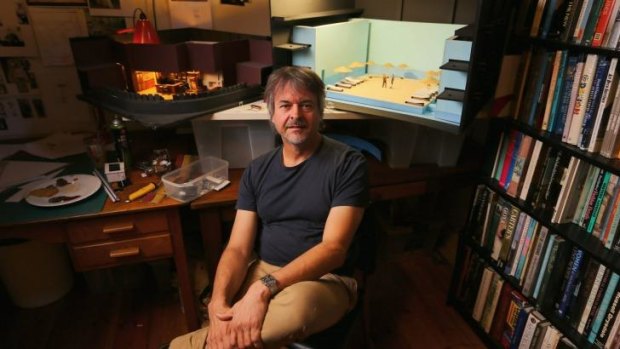 Dale Ferguson in his home studio.