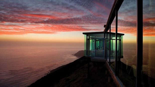 Hitting the heights ... the cliff-edge Sierra Mar restaurant.