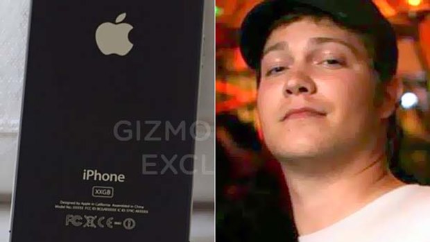 The prototype iPhone and Gray Powell, identified by Gizmodo as the Apple employee who lost the device.