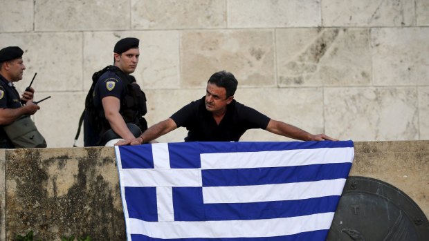 Alexis Tsipras's capitulation means the creditors can now hang "for sale" signs on just about anything in the country.