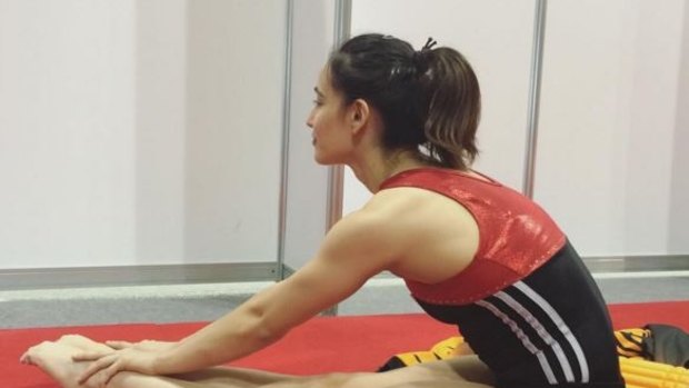 Dragged into a controversy: Malaysian gymnast, Farah Ann Ab­dul Hadi.