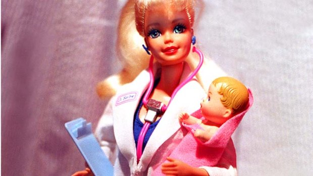 Beauty over brains: Barbie now comes in politically correct doctor form.