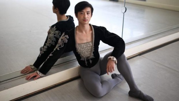 Australian Ballet principal dancer Chengwu Guo was initially surprised to discover he had talent.