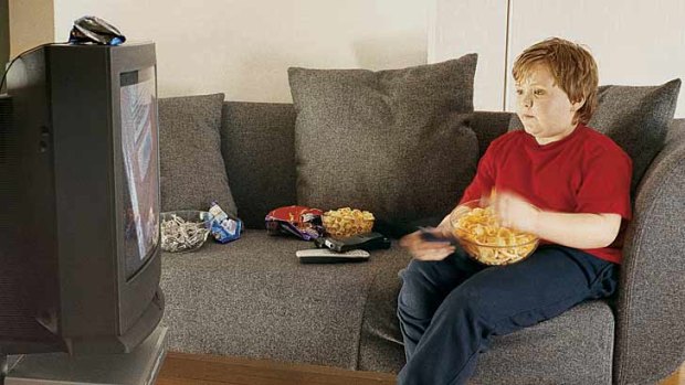 A health risk: An international study has found that children with televisions in their bedrooms are more likely to have a higher body mass index.