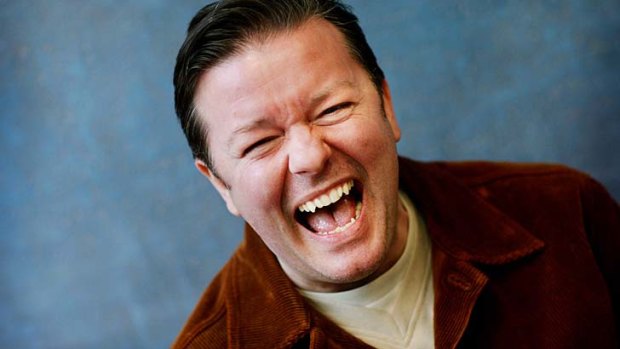 Bieber shouldn't be codemned, says Ricky Gervais, he's 'just a bit gimp'.