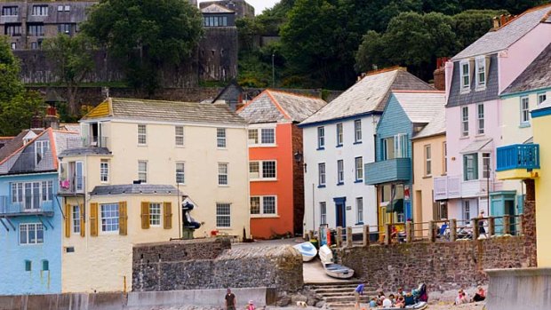 Secret's out ... Kingsand village in Cornwall.