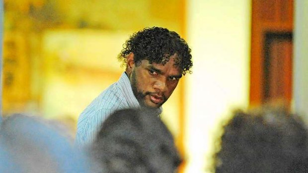 Liam Jurrah: faces 14 years' jail if found guilty.