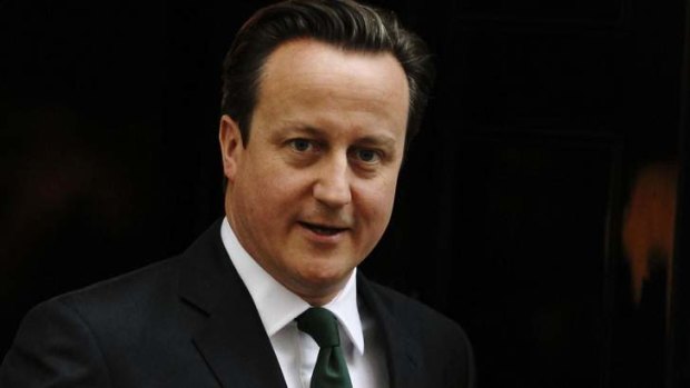 David Cameron: getting tough on the British press.