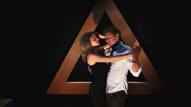 Leeanna Walsman and Damian de Montemas in  <em>Anaconda</em>. The play is based on the Trinity Grammar sexual abuse scandal that was uncovered in 2000.