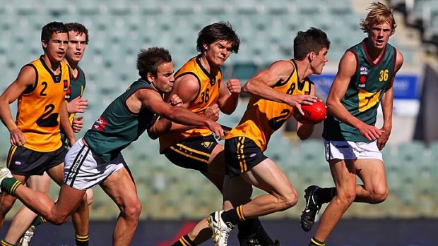 Jaeger O'Meara...according to his under 16 coach he's almost as impressive without the ball as with it.