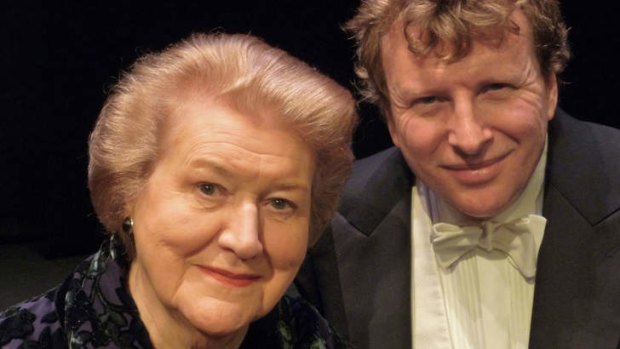 Partnership: Patricia Routledge and Piers Lane in <i>Admission: One Shilling>/i>.