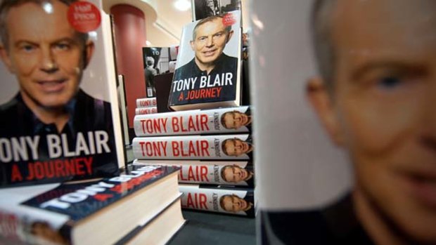 Controversial ... copies of former British Prime Minister Tony Blair's memoirs are expected to sell out