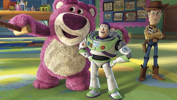 Not-so nice: Lotso(left) is at the centre of a legal battle involving toy manufacturer Diece-Lisa Industries and Disney.