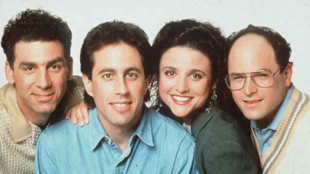 Jerry Seinfeld and gang in "Seinfeld"