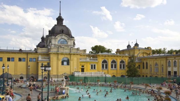 Szechenyi Baths ... one of the largest thermal bathing complexes in Europe.
