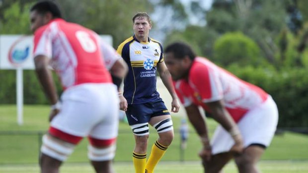 Staying home ... Etienne Oosthuizen has been released from the final year of his Brumbies contract.