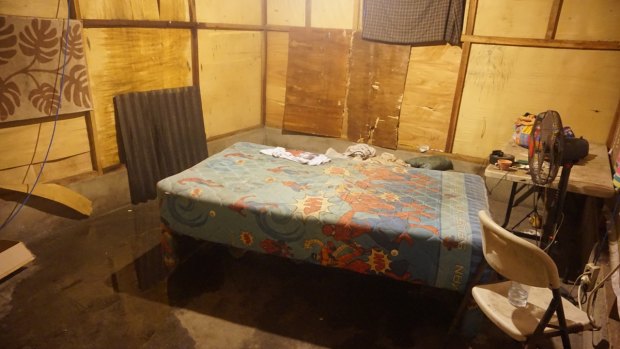 The squalid living conditions on Gili Trawangan.