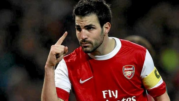 Target: Will former Arsenal captain Cesc Fabregas return to the Premier League in the red of arch rivals Manchester United?