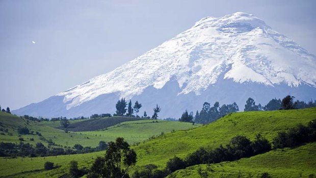 Hot spot ... Cotopaxi, the world's tallest active volcano.