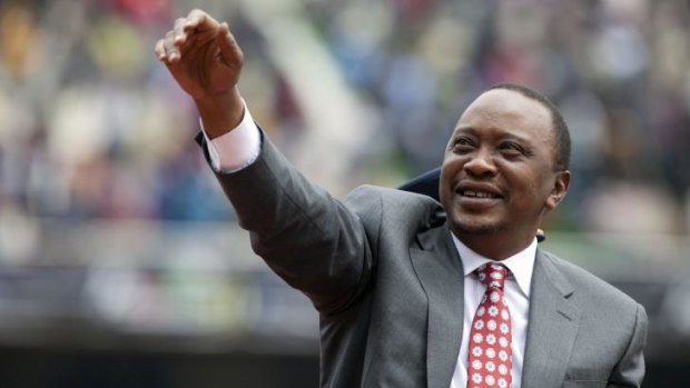 Setback: Uhuru Kenyatta is accused  of helping to orchestrate post-election violence in Kenya.