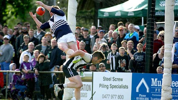 Gary Moorcroft takes a classic in the Northern League grand final.