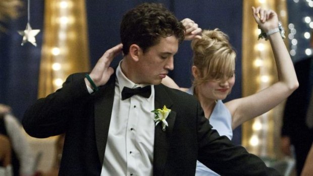 Miles Teller and Shailene Woodley in <i>The Spectacular Now</i>.