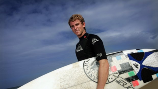 Only way is up... Grant Humphreys designed a safety jacket that brings surfers bobbing back to the surface.