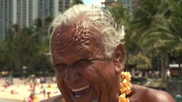 Waikiki Beach fixture ... King Kurtis in retirement.