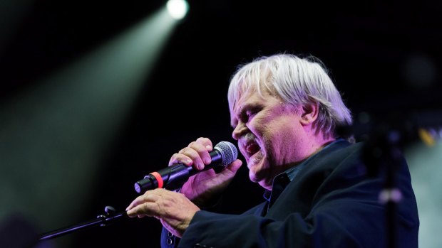 Bruce Hampton performs at the Fox Theatre. He died on stage as the concert neared its end. 