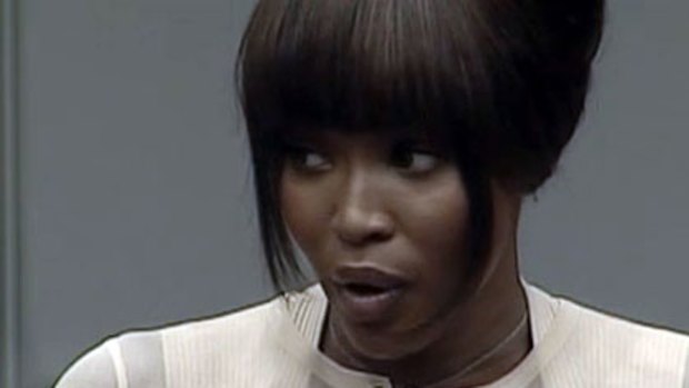 Naomi Campbell ... denied she knew source of stones.