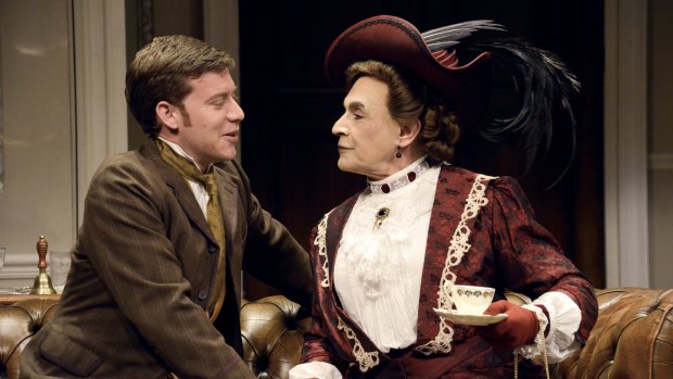  Algernon Moncrieff (Philip Cumbus) and Lady Bracknell (David Suchet) in The Importance of Being Earnest.