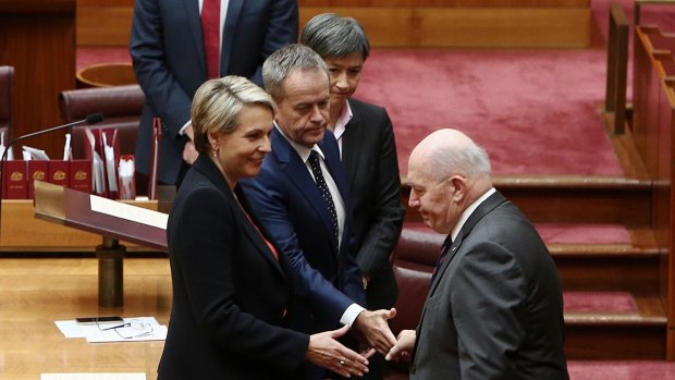 Governor-General Sir Peter Cosgrove was accused of snubbing deputy Labor leader Tanya Plibersek.
