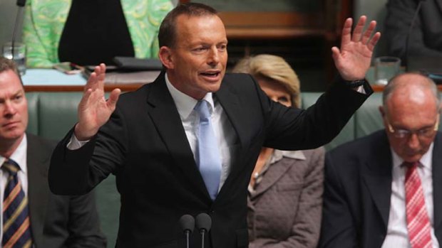 Opposition Leader Tony Abbott ... supporter of "sensibly negotiated" free trade agreements.