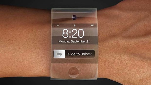 The future, or a sideshow? An artist's impression of an Apple iWatch.